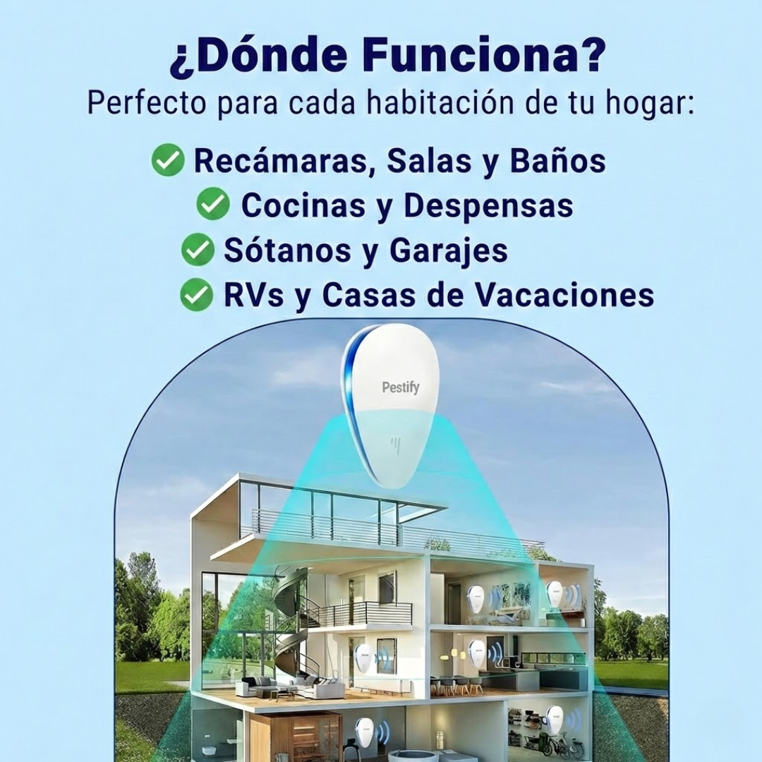 Pestify™ Repelente de plagas – Mejorado 2026