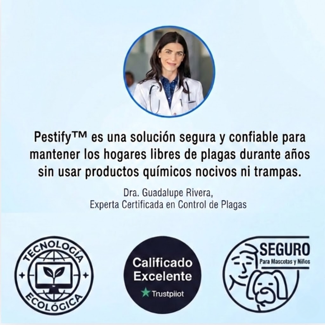 Pestify™ Repelente de plagas – Mejorado 2026