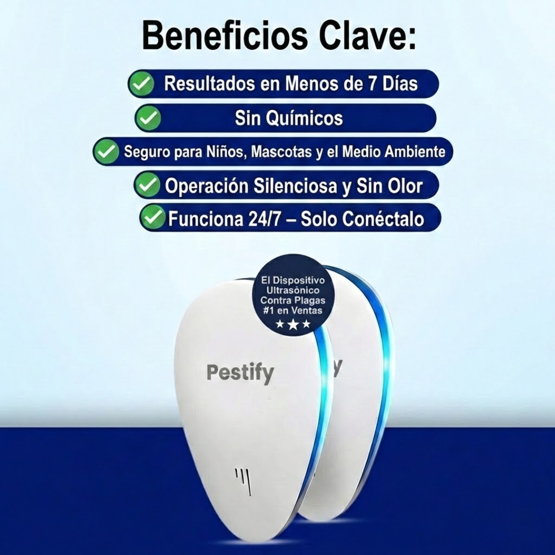 Pestify™ Repelente de plagas – Mejorado 2026